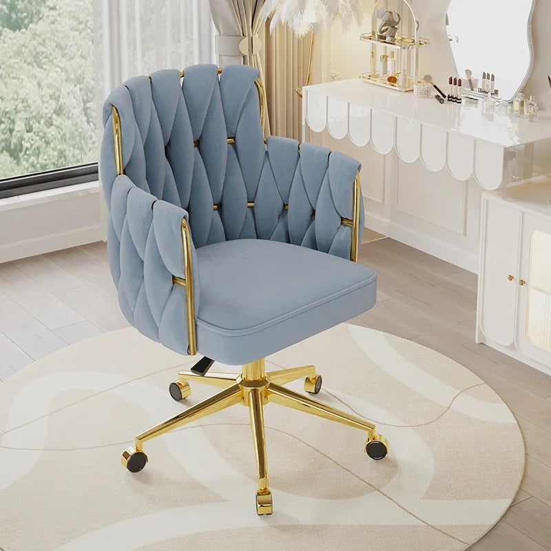 Study Throne Office Chair Vanity Modern Ergonomic Luxury Nordic Office Chair Designer Relaxing Sillas De Oficina Salon Furniture