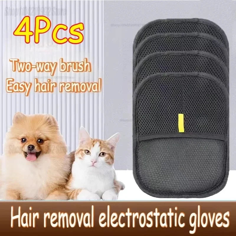 Pet Electrostatic Hair Removal Gloves Cat Brush Adhesive Comb Washing Grooming Tool  Pet Products Grooming Cats  Cat Supplies