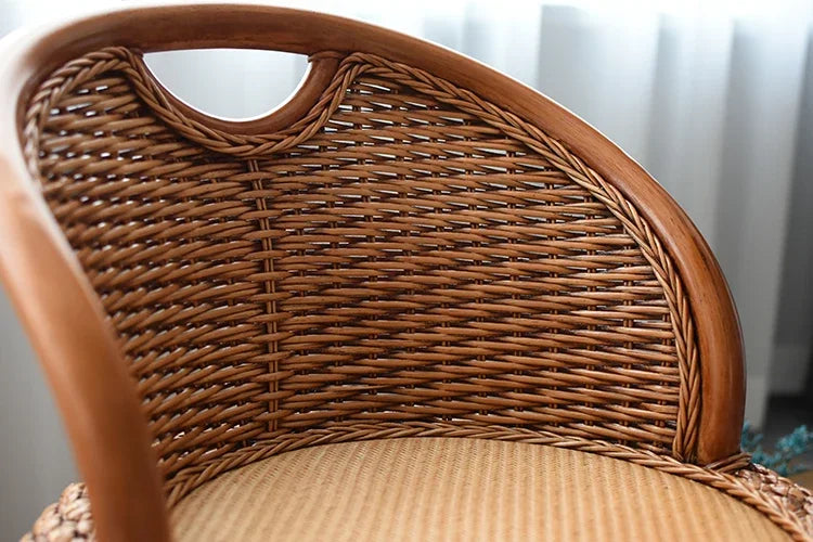 Nordic Rattan Chairs Girl Gaming Computer Occasional Balcony Throne Relax Living Room Chairs Reading Sillones Library Furniture