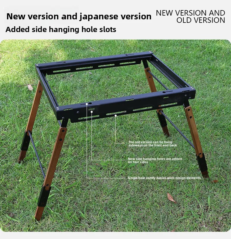 Camping Table Igt 2 Unit Table Outdoor Folding IGT Table  Tactical Picnic BBQ Cookware Portable Lightweight Camp Desk for Hiking