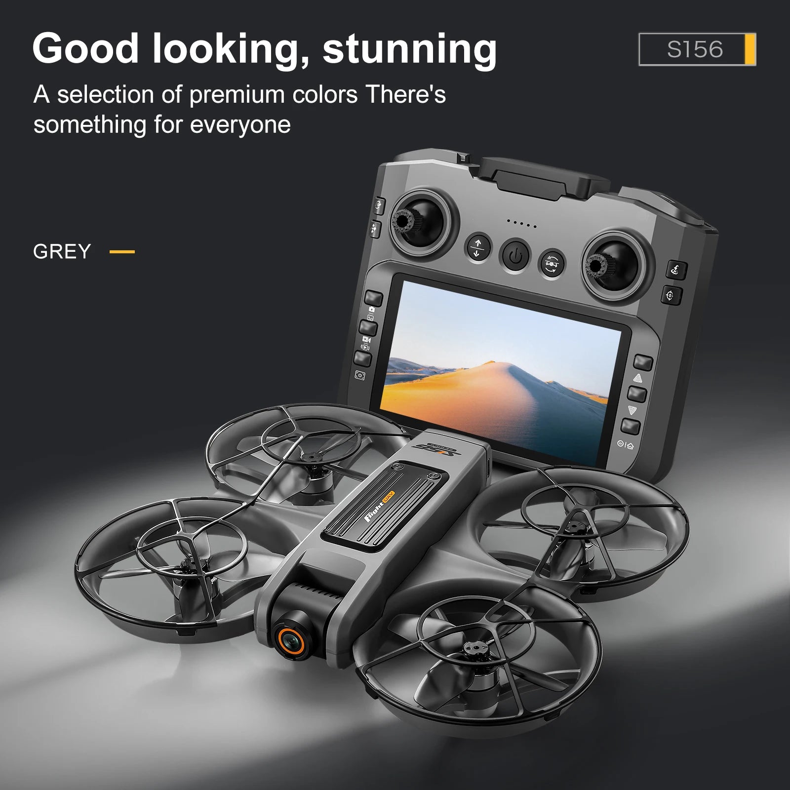2025 S156 PRO Drone 8K HD Aerial Photography Dual-Camera Dron with Screen Omnidirectional Obstacle Avoidance Drone RC Toy Gift