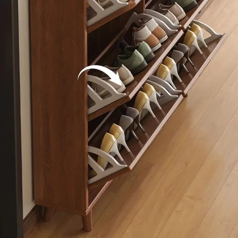 Designs Large Shoe Cabinet Closed Luxury Door Space Saving Shoe Cabinet Multi Layer Display Schonen Kast Entrance Hall Furniture