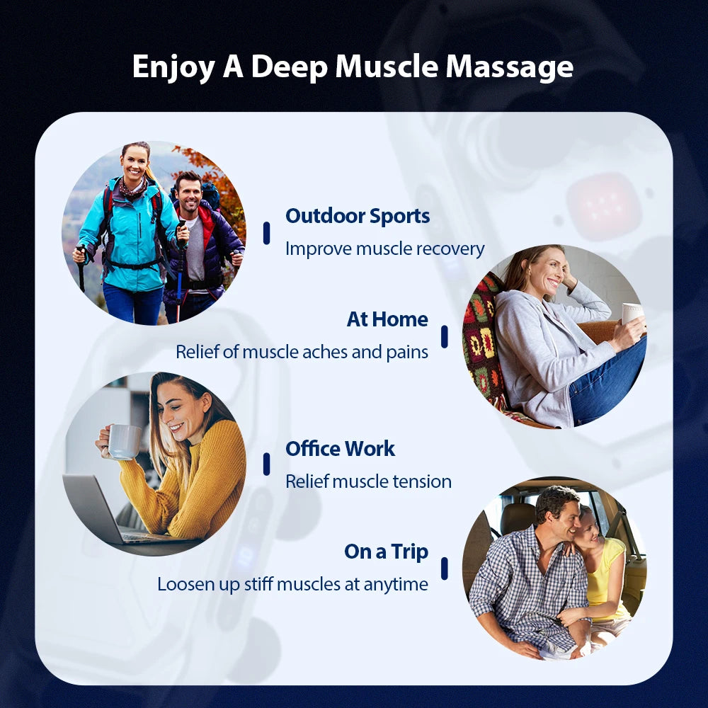 66-head Fascia Gun High Frequency Vibration Body Massage Gun Back Massager Waist Massager Neck Shoulder Thigh Fascia masajeador