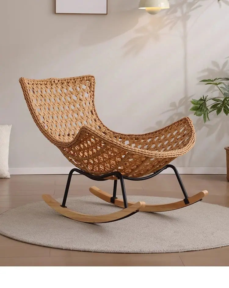 Outdoor Rattan, Recliner, Rocking Chair, Balcony, Outdoor, Courtyard, Leisure, Chair, Lazy, Sofa, Living Room, Sleepable