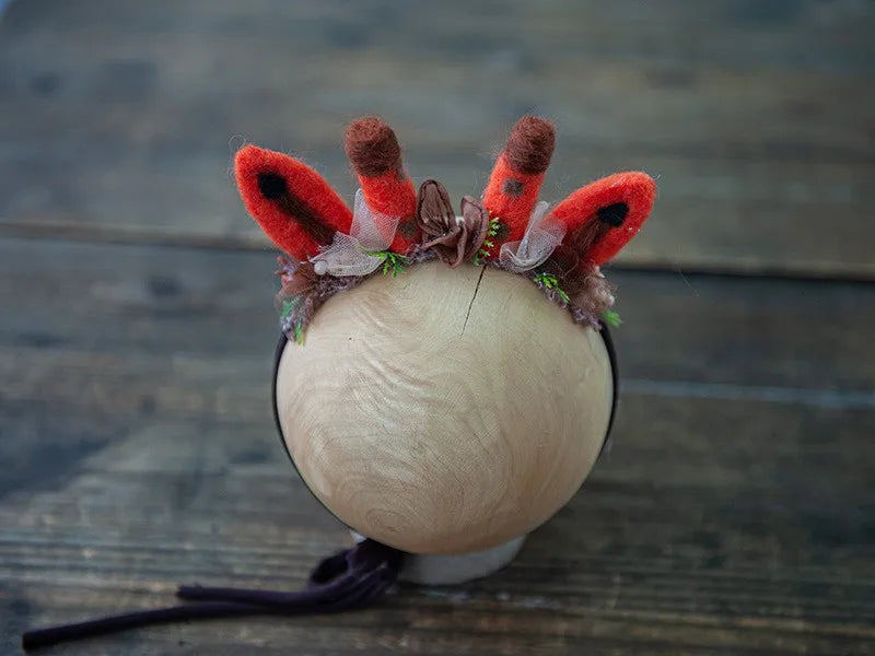 ❤️Newborn Photography Props Accessory Cute Manual Headband Studio Baby Photo Cartoon Ear Headwear Infant Shoot Accessories