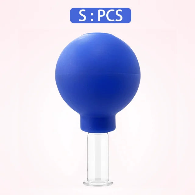 1/4PCS Rubber Massage Body Cups Vacuum Face Cupping Massage Cupping Facial Skin Lifting Body Anti Cellulite