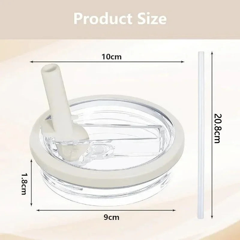 40oz Flip Straw Leak Proof Lid for Stanley Cup Spill-proof Cover Tumbler Lid Replacement for Stanley Cup Accessories Straw Cover
