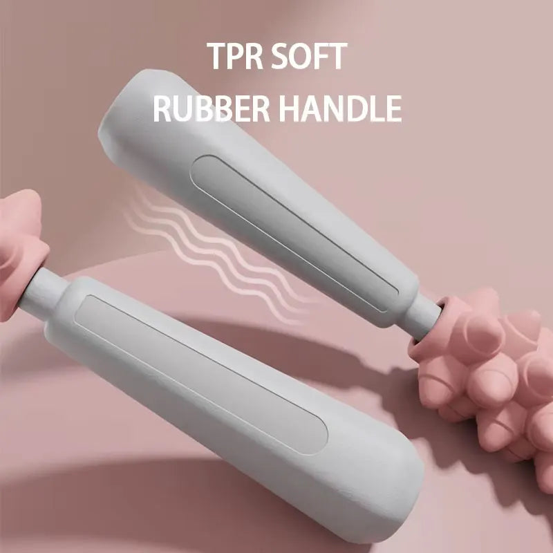 Yoga Massage Stick Yoga Fitness Wolf Teeth Muscles Massage Stick Calves Thighs Quadriceps Arm Forearm Relaxation Artifact Roller