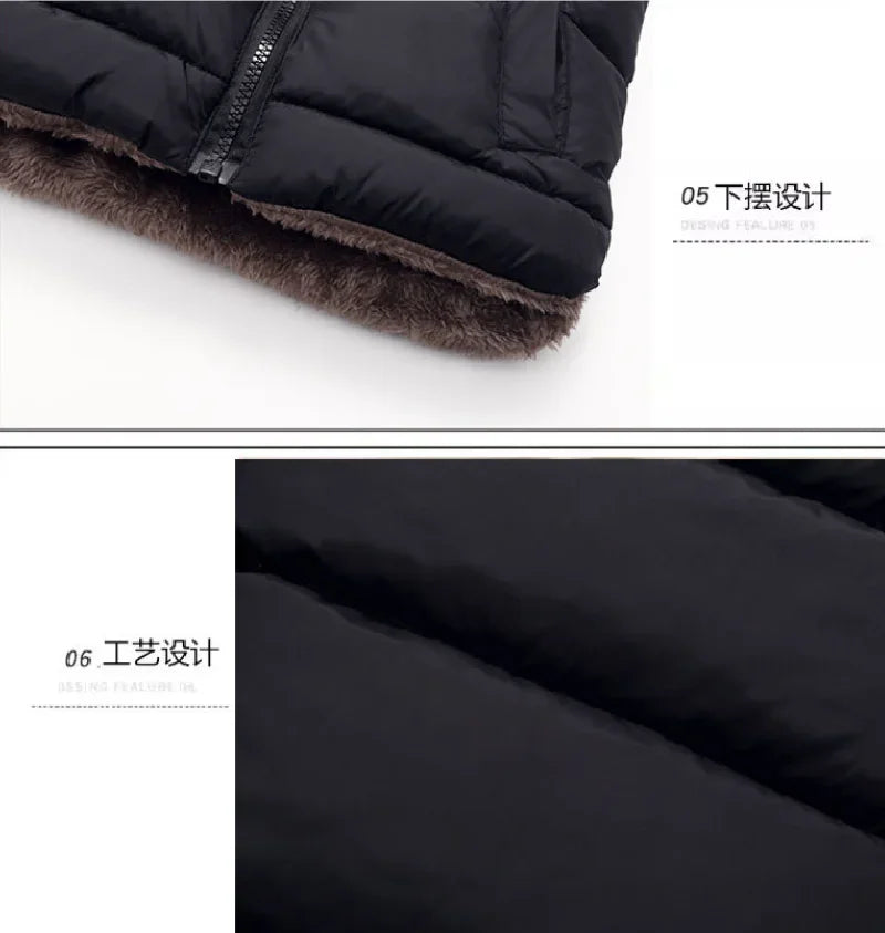 New Hooded Down Vest Coats Autumn Spring Baby Thick Warm Waistcoat Kids Outerwear Children Clothing Boys Girls Jackets Vest 2-6Y