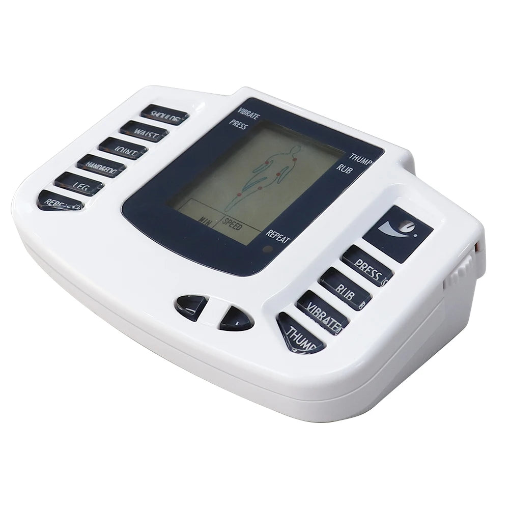 Electrical EMS Tens Massage 10 Level 16 Pads Pulse Acupuncture Muscle Stimulator Physiotherapy Machine Body Relax Health Care