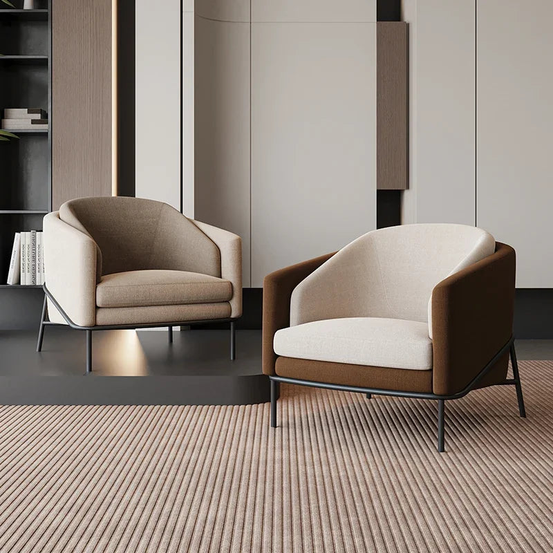 Living Room Chairs Modern Individual Armchairs Relaxing Chair Chaise Lounges Design Armchair Accent Floor Vanity Home Furniture