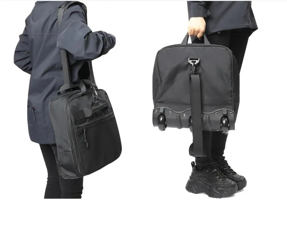 Large Capacity carry on hand Luggage Rolling duffel bag 90L wheeled Bag Home moving bags with wheels Travel trolley luggage bag