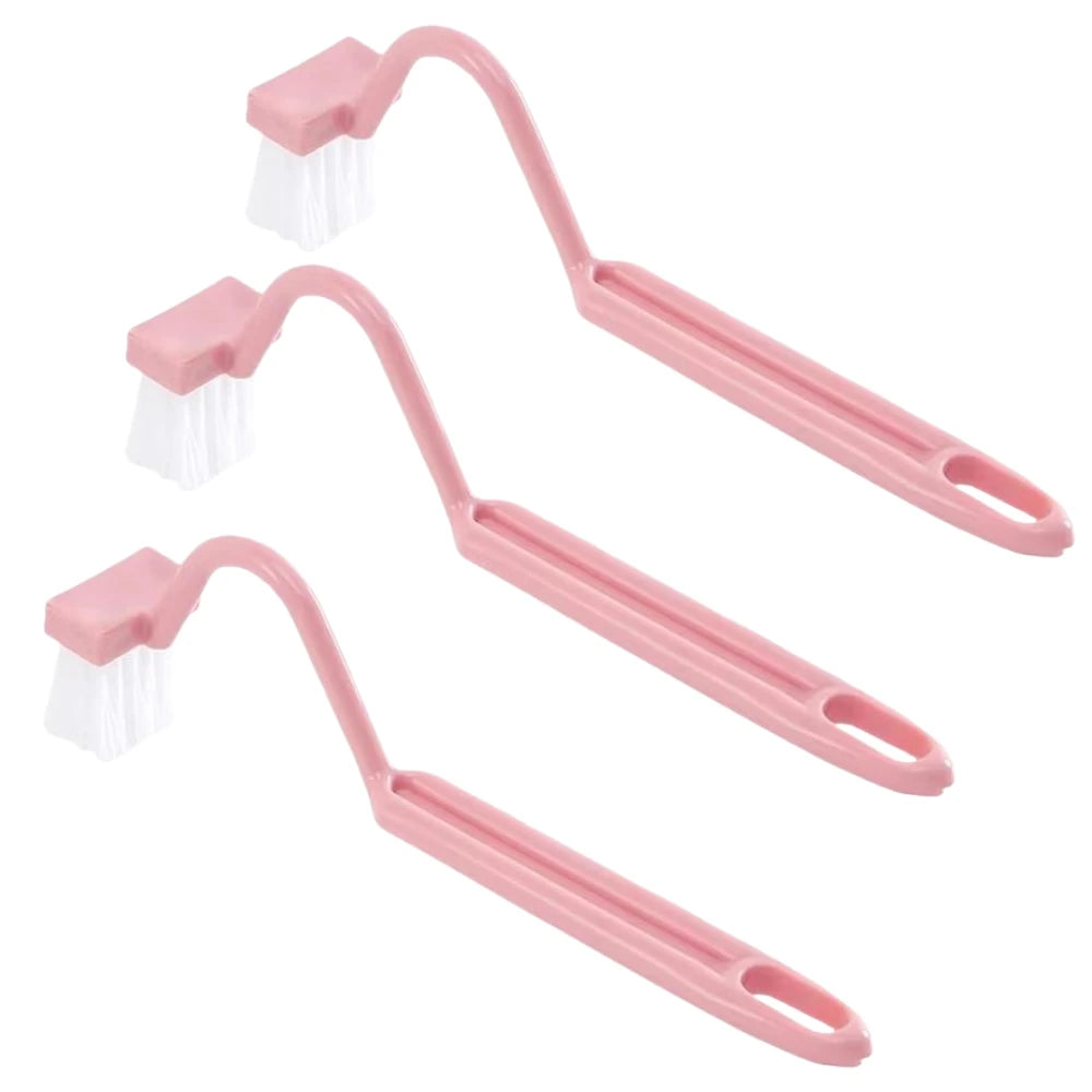 Toilet Brush S Shape Portable Toilet Cleaner Curved Edge Corner Handle Bathroom Supplies Cleaning Household Tools Accessories