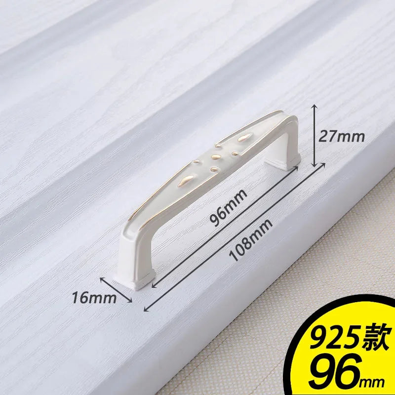 YM White Dressers Handle Kitchen Item Drawer Closet Wardrobe Gold Handle Cabinet Storage Door Cabinet Invisible Door Pulls Konb