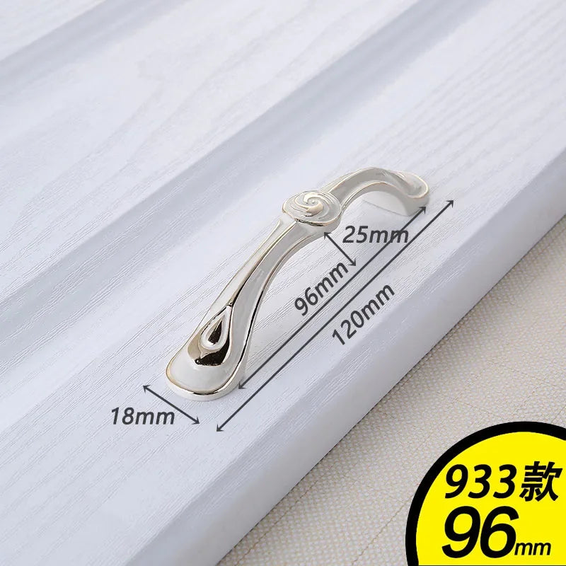 YM White Dressers Handle Kitchen Item Drawer Closet Wardrobe Gold Handle Cabinet Storage Door Cabinet Invisible Door Pulls Konb