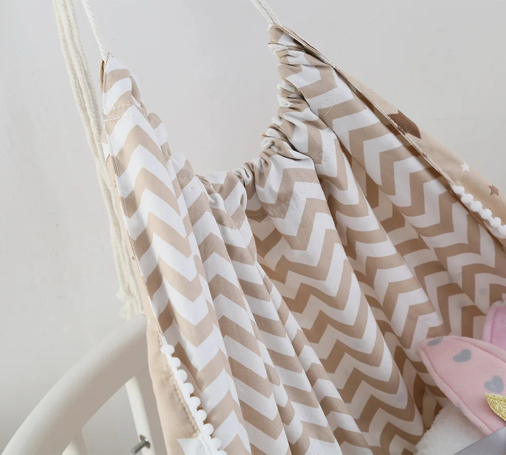 Baby Sleeping Hammock Children's Swing Indoor And Outdoor Gondola For Babies Household Cartoon Hammocks