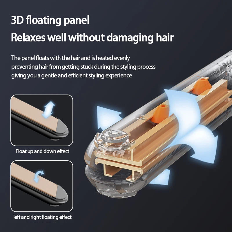 High Quality Electric Hair Brush Straight Curl 2 in 1 For Xiaomi 10 Seconds Fast Heating Unisex Straight Hair Brush Styling Tool