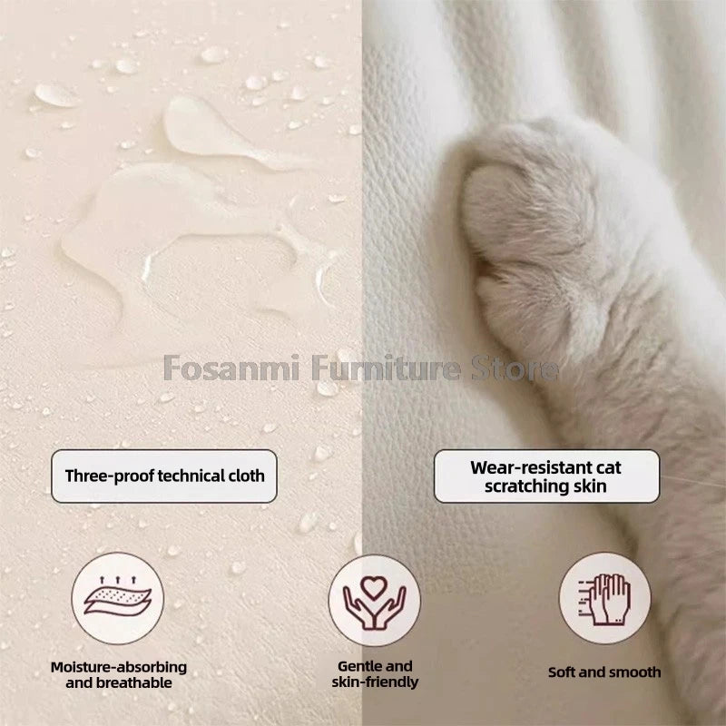 Soft Cloth Wide Fixed Armrests Home Gaming Desk Chair Leather Thick Ergonomic Office Chair Adjustable Gamer Computer Sofa Chairs