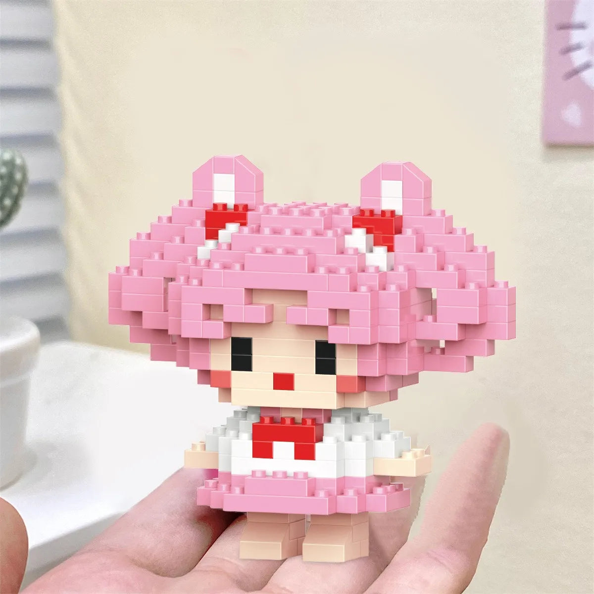 Disney Anime Princess Building Blocks Stitch Mickey Mouse mini Action toy Figures Blocks Toys Bricks Assemble Toys Kids Gifts