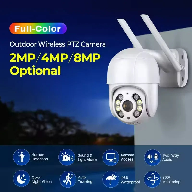 8MP 4K IP Camera 5MP Speed Dome Auto Tracking Camera Smart Home Outdoor Wireless WIFI Camera Surveillance Monitor