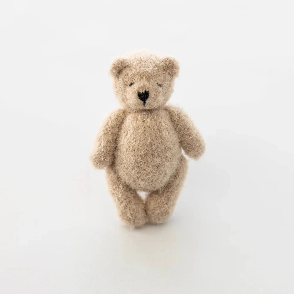 Baby Photography Animal Doll Newborn Photo Hand-Knitted Teddy Bear Props Studio Photo Cute Animal Seahorse Hair Toy Accessories