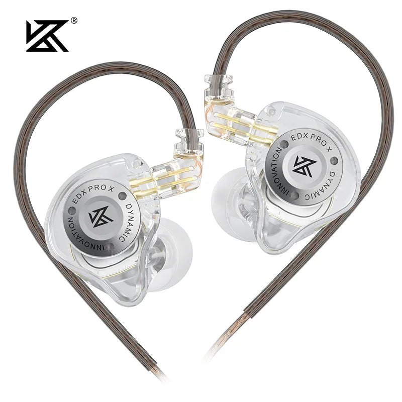 KZ EDX PRO X high-performance 10mm dynamic Hifi in ear sports music live monitoring wired headphones