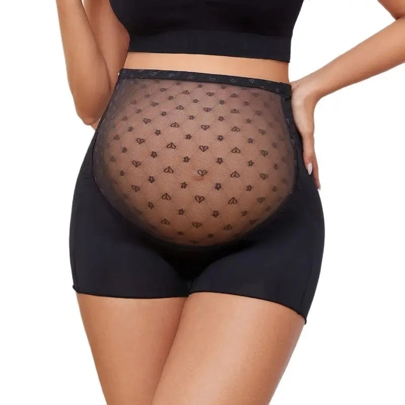 Plus Size Maternity Striped Tights High Elasticity Lace Underwear Clothes For  Pregnant Women Pregnancy Breathable Safety Shorts
