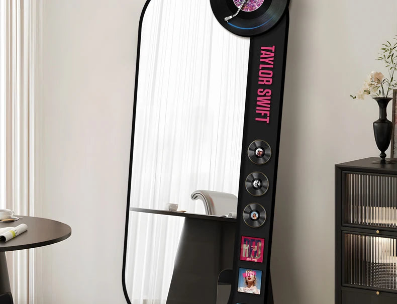 Children's Room Decoration Home Luxury Living Room Decorations Aesthetic Floor Mirror With Lighting Bathroom Decor Bedroom Deco