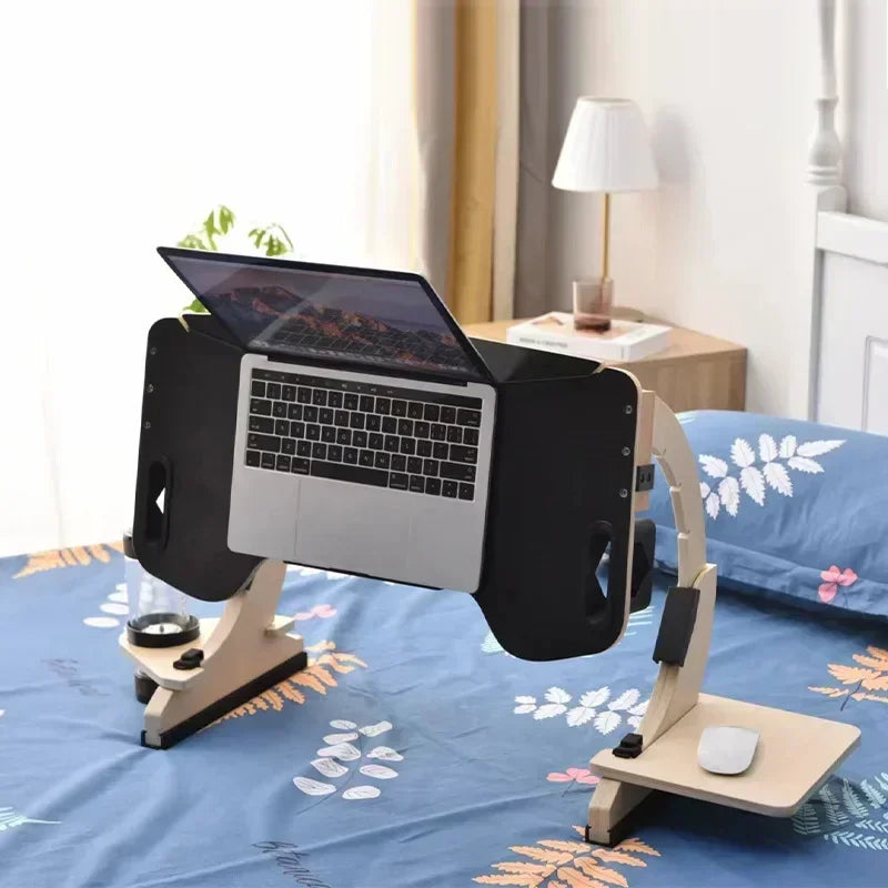 Home Lazy Bed Dining Table Dormitory Study Folding Office Desk Multi Functional Notebook Learning Tool