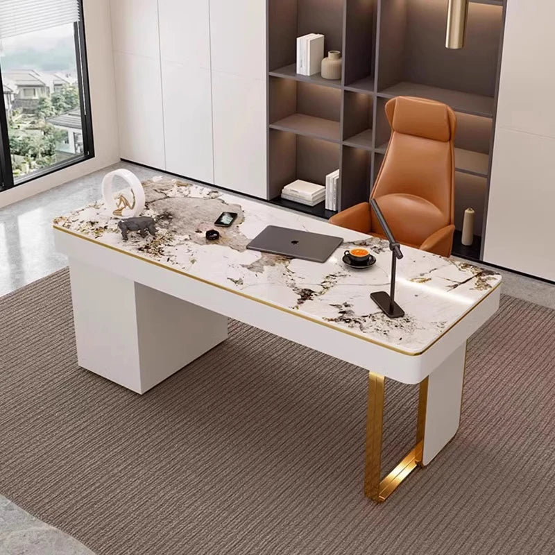 Modern Luxury Rock Slab Room Desks Gaming Desk Computer Desk Office Table Gaming Table Motion Study Computer Desks Furniture