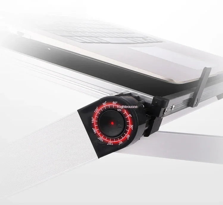 Adjustable Folding Laptop Desk Portable for Bed Table Notebook Cooler Fan Stand Multifunctional Computer Table Lap Office Desk