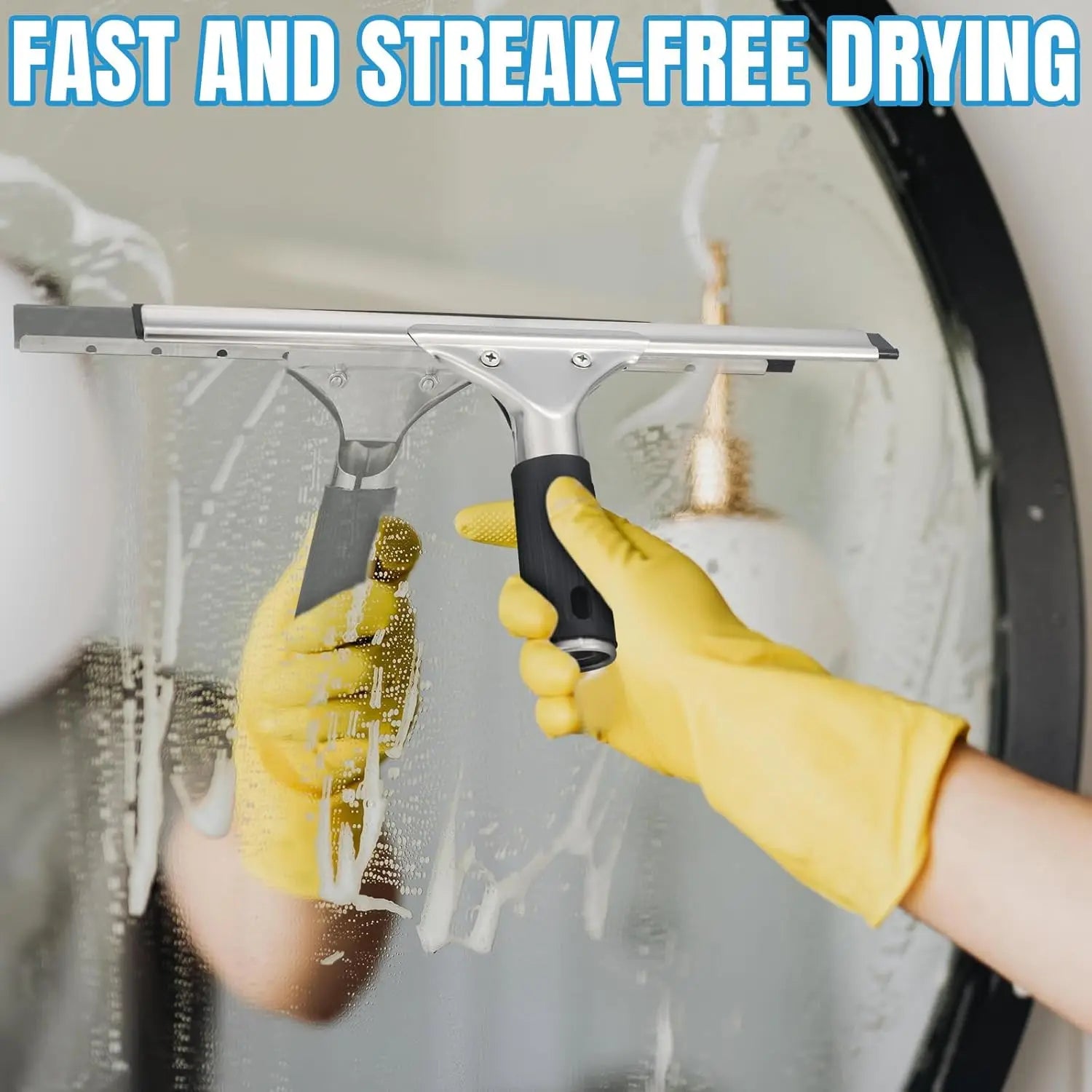 Glass Scraping Glass Artifact Window Brush White Cloud Style Glass Cleaning Wiper Single-sided Window Cleaning Floor Squeegee