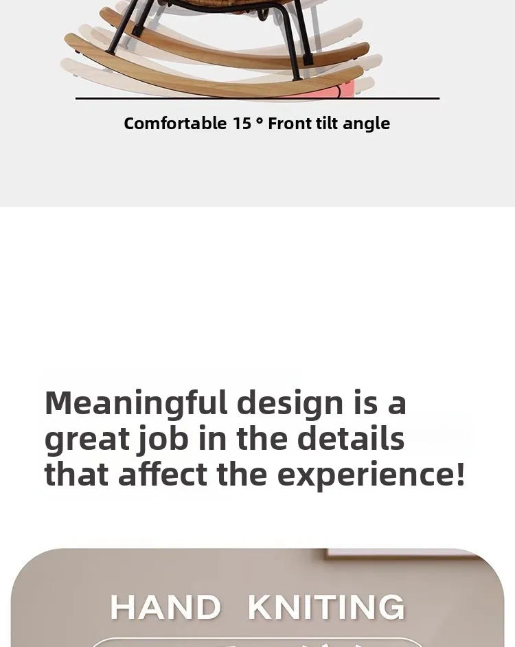 Outdoor Rattan, Recliner, Rocking Chair, Balcony, Outdoor, Courtyard, Leisure, Chair, Lazy, Sofa, Living Room, Sleepable