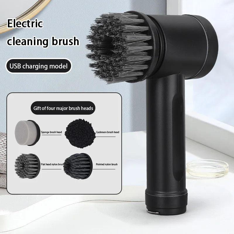 Xiaomi Electric Cleaning Brush Wireless Black High-power Multifunctional Bathroom Waterproof Portable Cleaning Brush Household