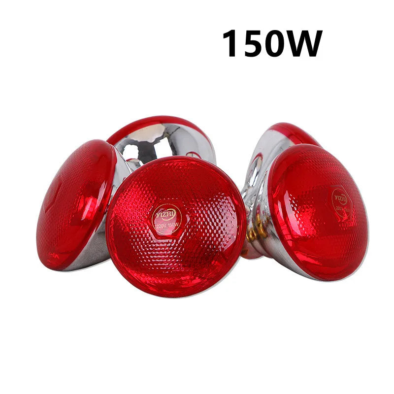 Infrared Physiotherapy Bulb 275W/150W Heating Therapy Red Lamp for Body Neck Ache Arthritis Muscle Joint Relaxation Pain Relief