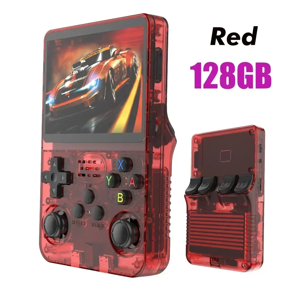 256G Open Source R36S Video Game Console Linux System 3.5 Inch IPS Screen Portable Pocket Video Player 64G/128G best Game gift
