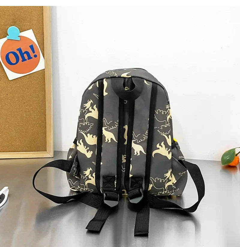 Kindergarten Backpack for Boys Fashion Dinosaur School Backpacks Cartoon Print Casual Kids School Bag Girls Schoolbags 3-8 Years