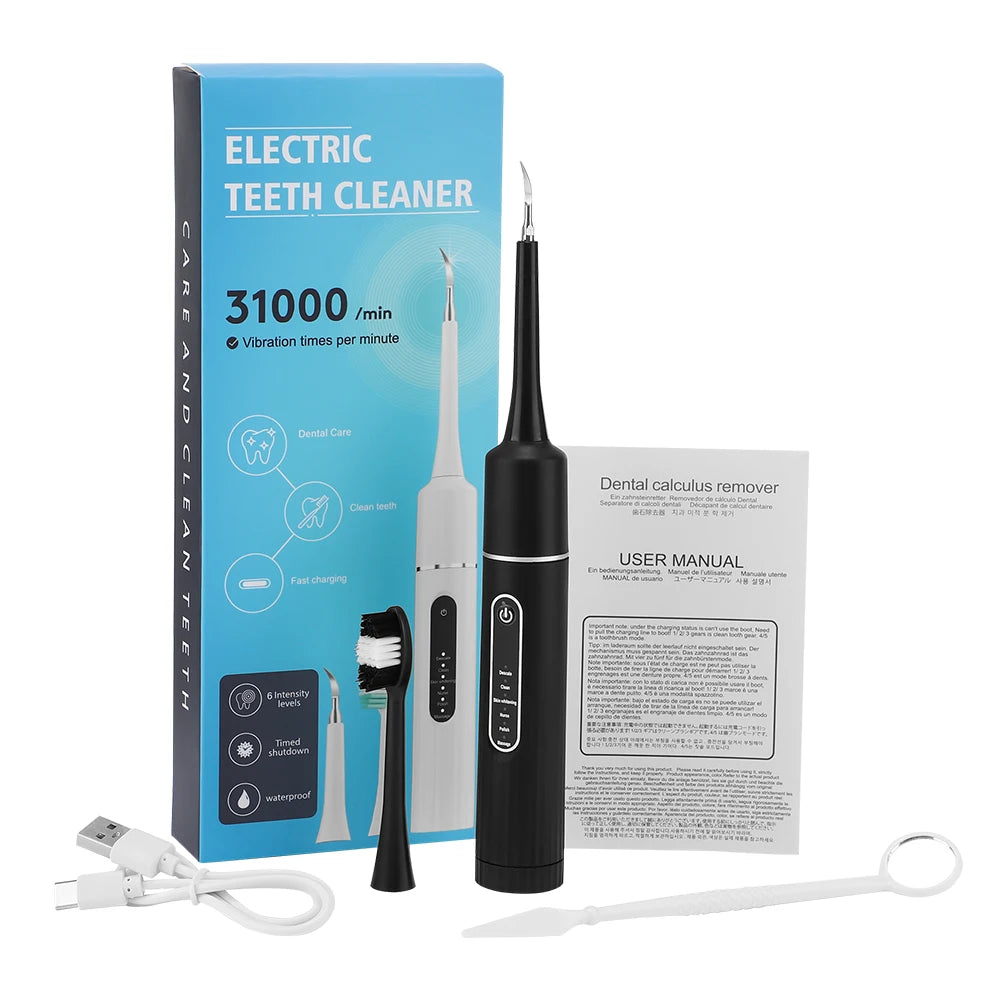 Electric Toothbrush 6 Brush Heads Sonic Electric Toothbrush with 31000VPM Deep Clean 6 Modes Waterproof Rechargeable for Adults