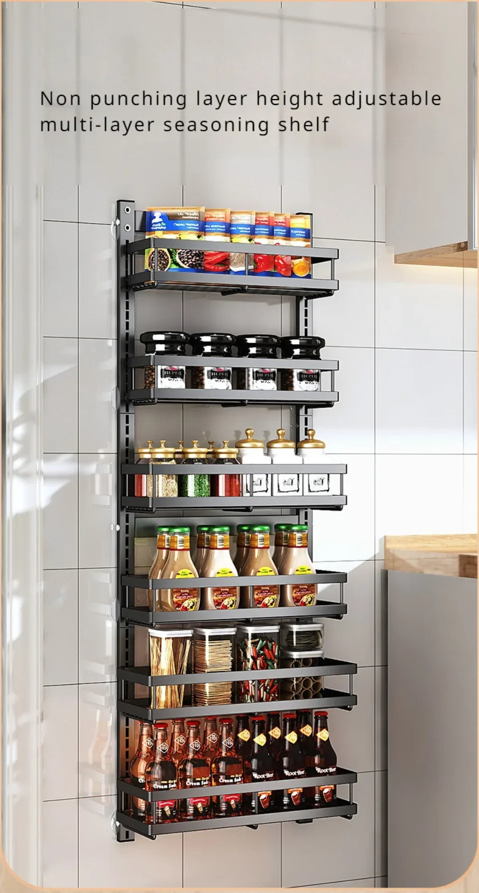 Tier Pantry Door Organization Hanging Basket Wall Spice Rack Over Door Pantry Organizer Kitchen Organizers And Storage Pantry