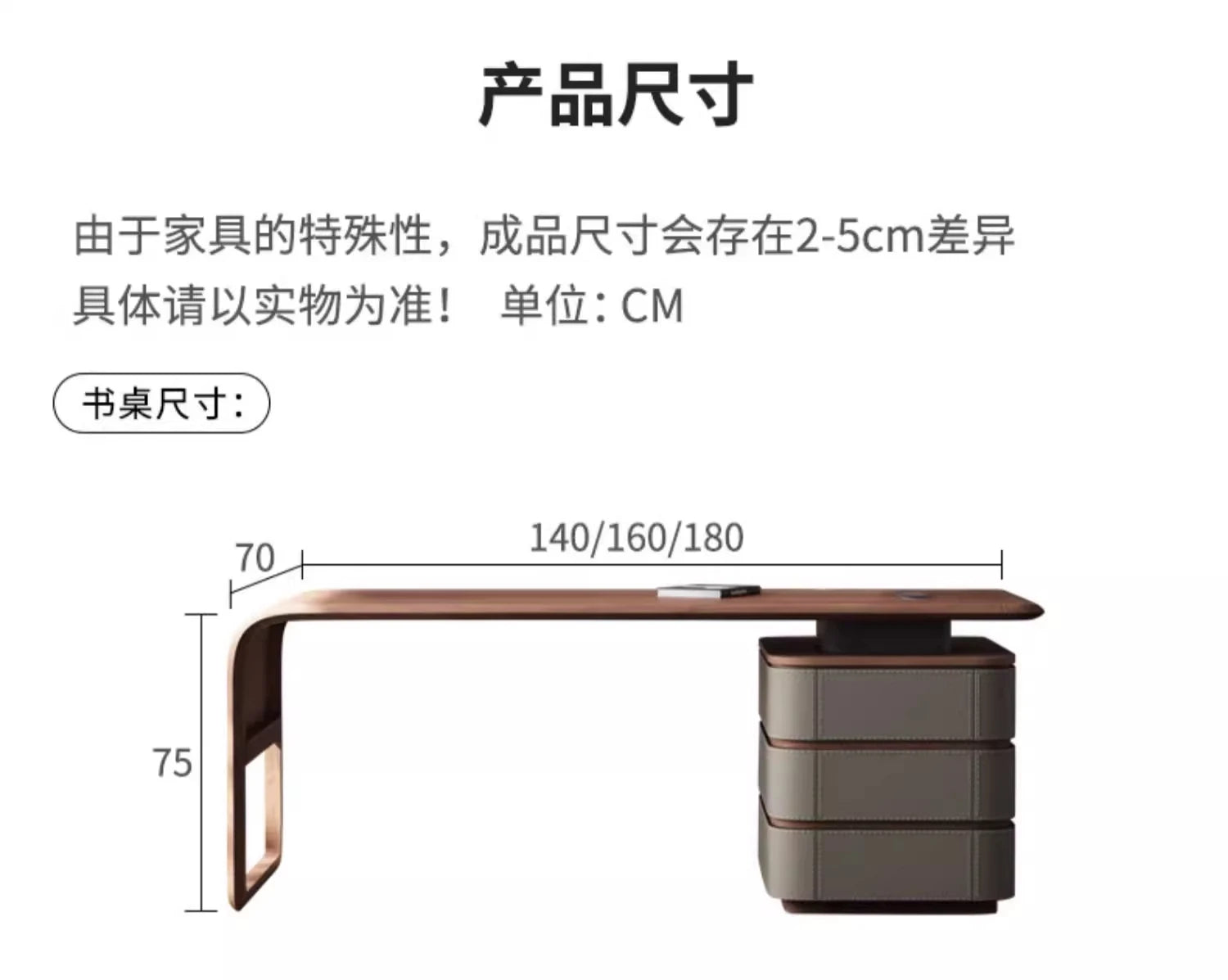 Modern Luxury Executive Desk Manager Designer Storage Shelf Office Desks Computer Room Luxury Mesa De Escritorio Home Office