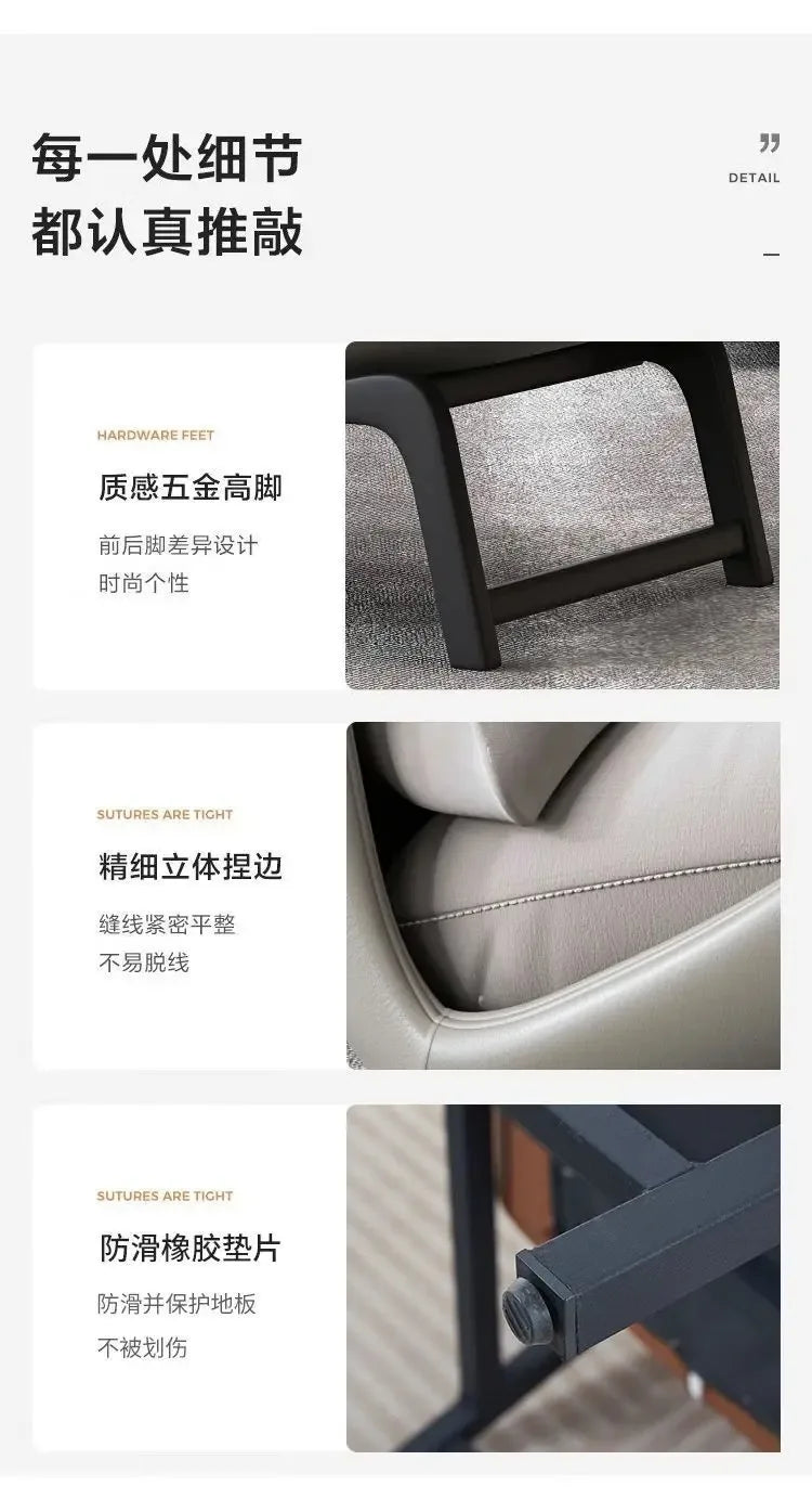 Single Sofa Chair Balcony Living Room Bedroom Leisure Lazy Sofa Lounge Chaise Accent Chair Upholstered Reading Recliner Couch