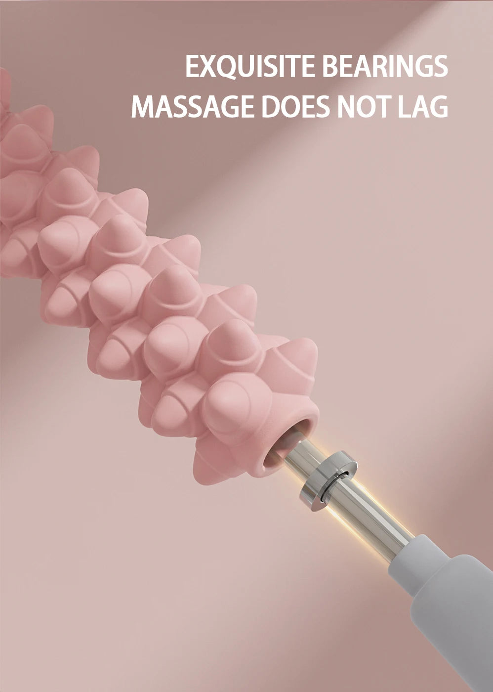 Yoga Massage Stick Yoga Fitness Wolf Teeth Muscles Massage Stick Calves Thighs Quadriceps Arm Forearm Relaxation Artifact Roller