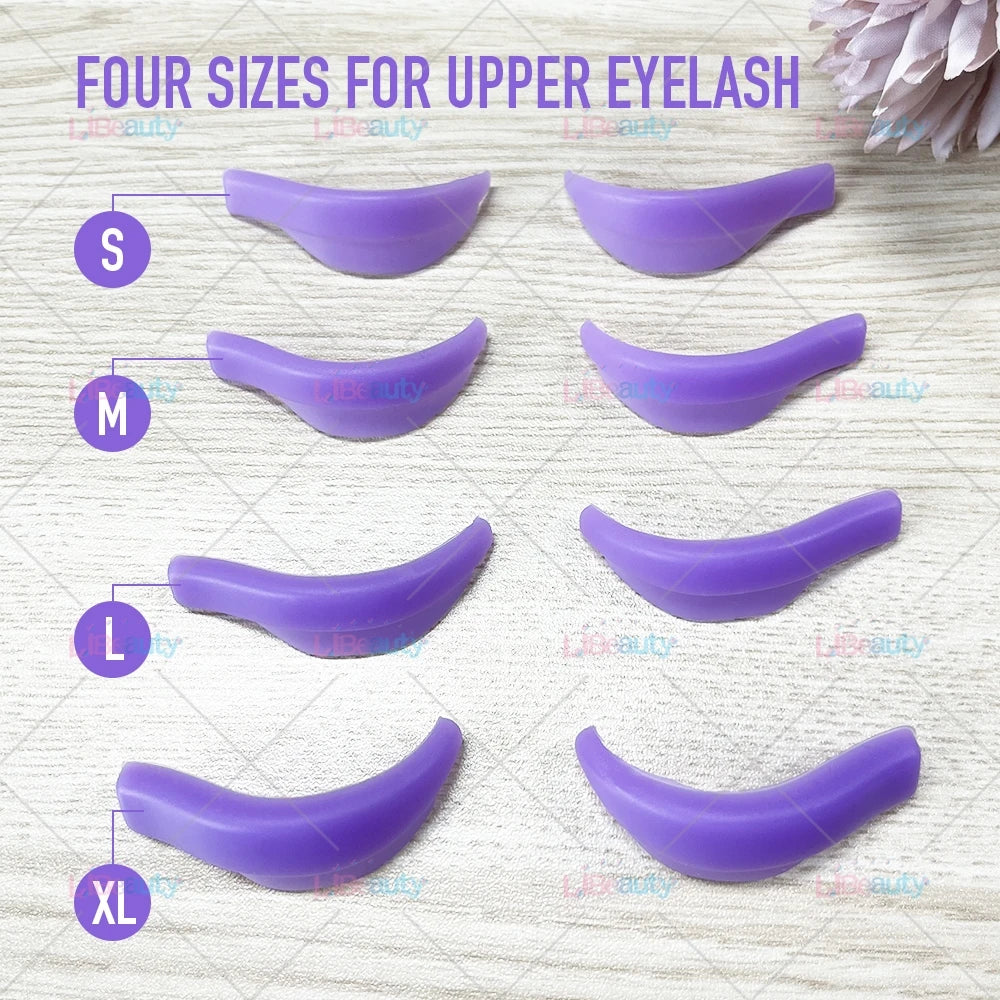 Libeauty 7 Paris Reusable Lash Lift Shield Pad Eeyelash Curling Iron Silicone Eyelashe Curler Accessories Applicator Makeup Tool