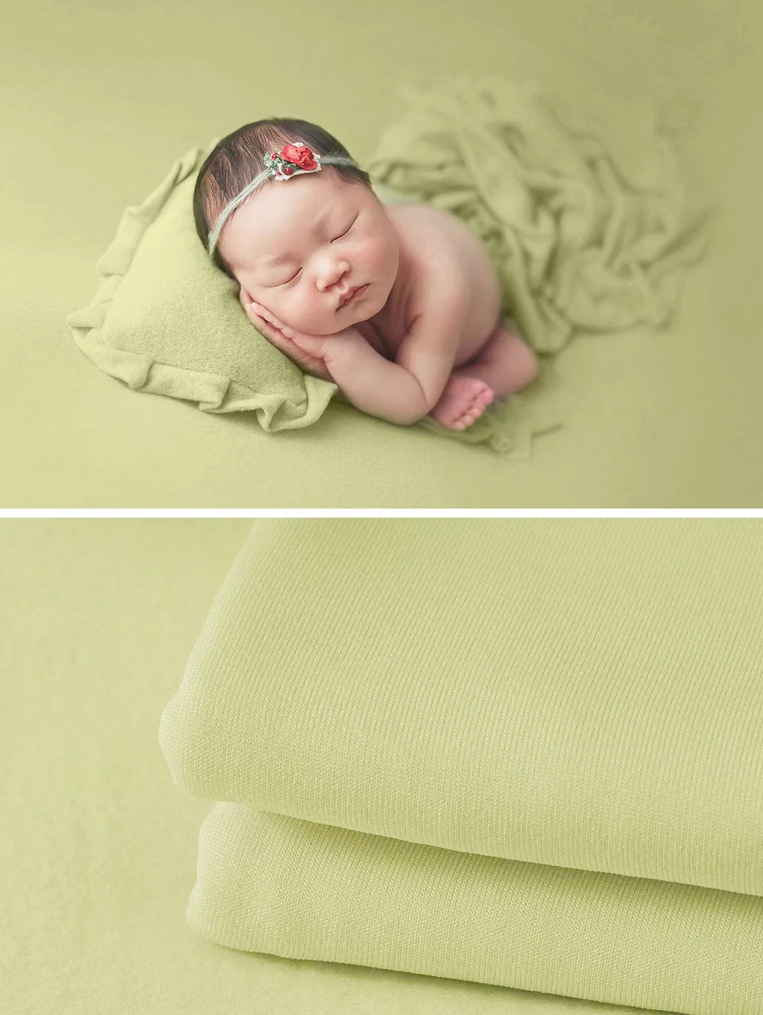 Newborn Photography Props Soft Wrap Blanket Backdrop Stretchable Fabrics for Baby Posing Studio Shooting Photo Accessories
