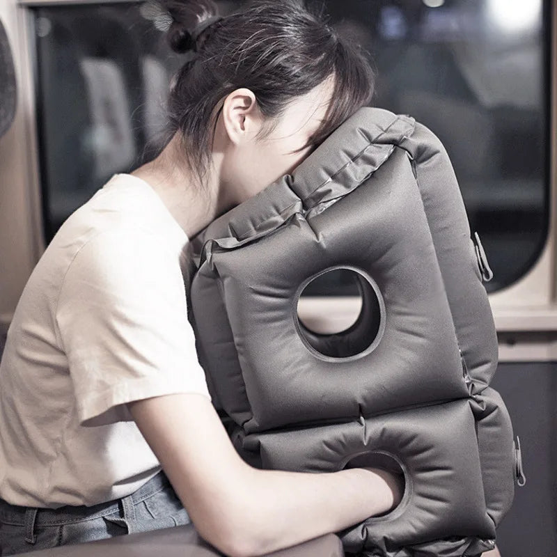 Ultralight Inflatable Pillow Compressible Compact Comfortable Pillows for Neck Lumbar Support Outdoor Camping Hiking Backpacking