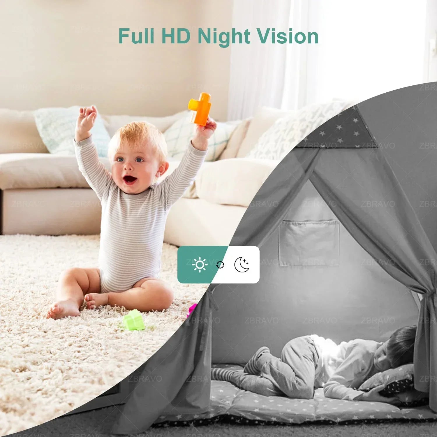 ICSEE Mini Wifi Camera 3MP 5MP Color Night Vision Two Way Audio Auto Tracking Indoor Use Baby Monitor Wireless Security Camera