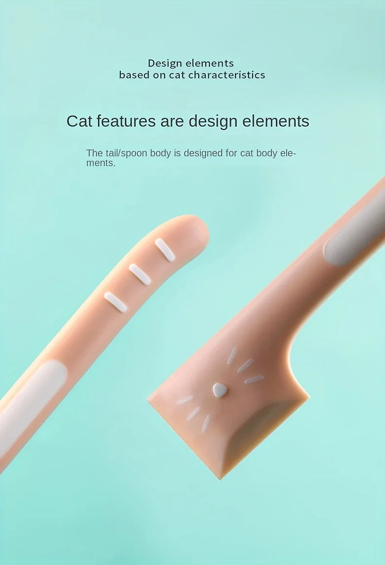 1 Piece of Cat Canned Spoon, Dog Wet Food, Pet Feeding Mixing, Long Handle Cat Spoon, Canned Opening, Pet Canned Spoon