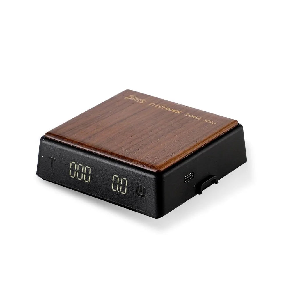 Mini Coffee Digital Scale with Timer, Compact Digital Scale for Precision Brewing,Rechargeable Kitchen Electronic Scale