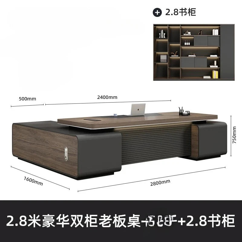 L Shaped Room Desks Computer Commercial Designer Cabinet Table Decoration Chairs Fancy Storage Beistelltisch Furniture