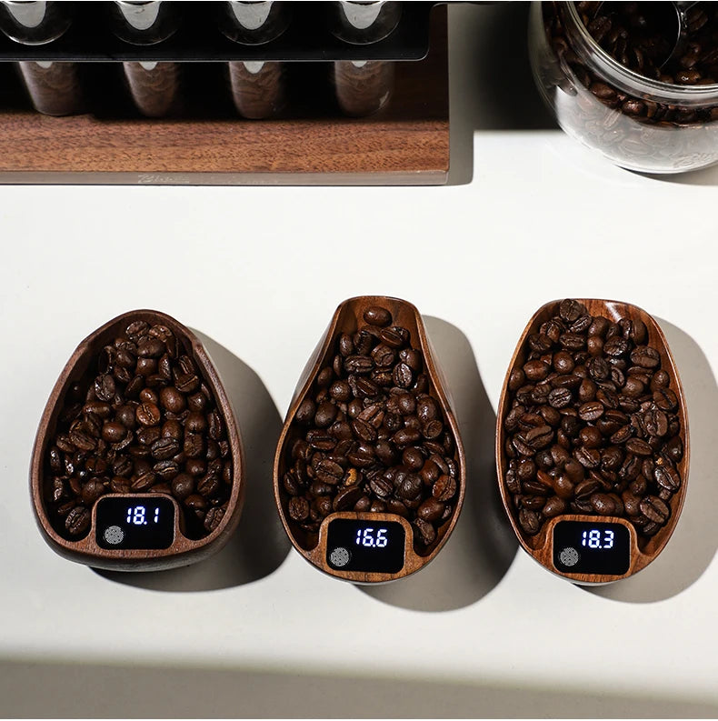 Bincoo Coffee Electronic Scale Professional Coffee Scale Portable Bean Plate 0.1g Accurate Weight Rechargeable